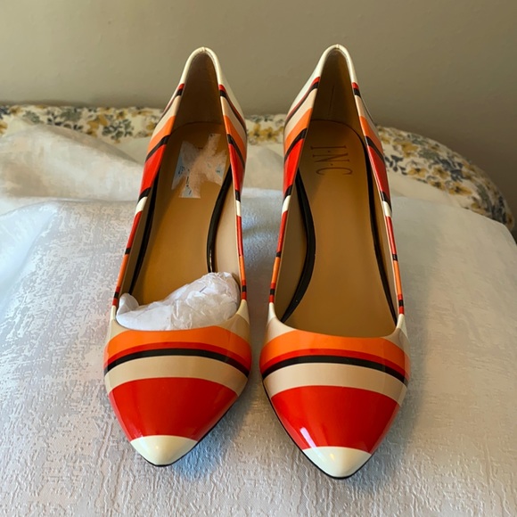 INC International Concepts Shoes - INC Multi stripe heels - ✨✨